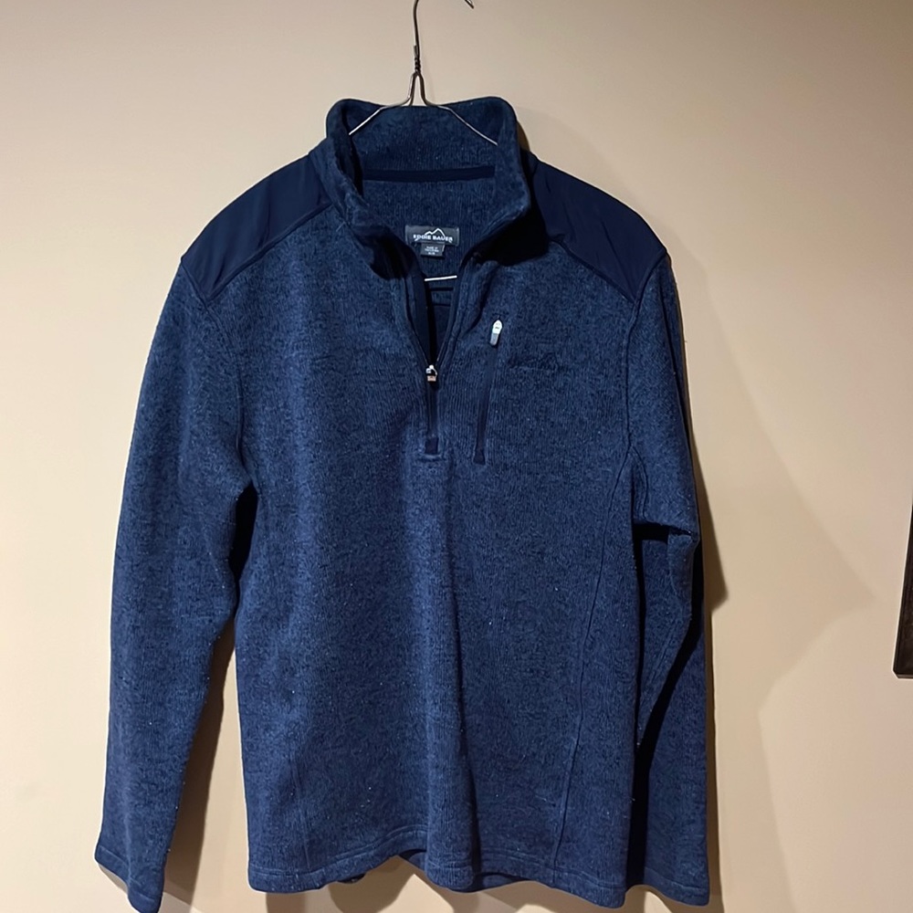 Eddie Bauer quarter zip sweatshirt